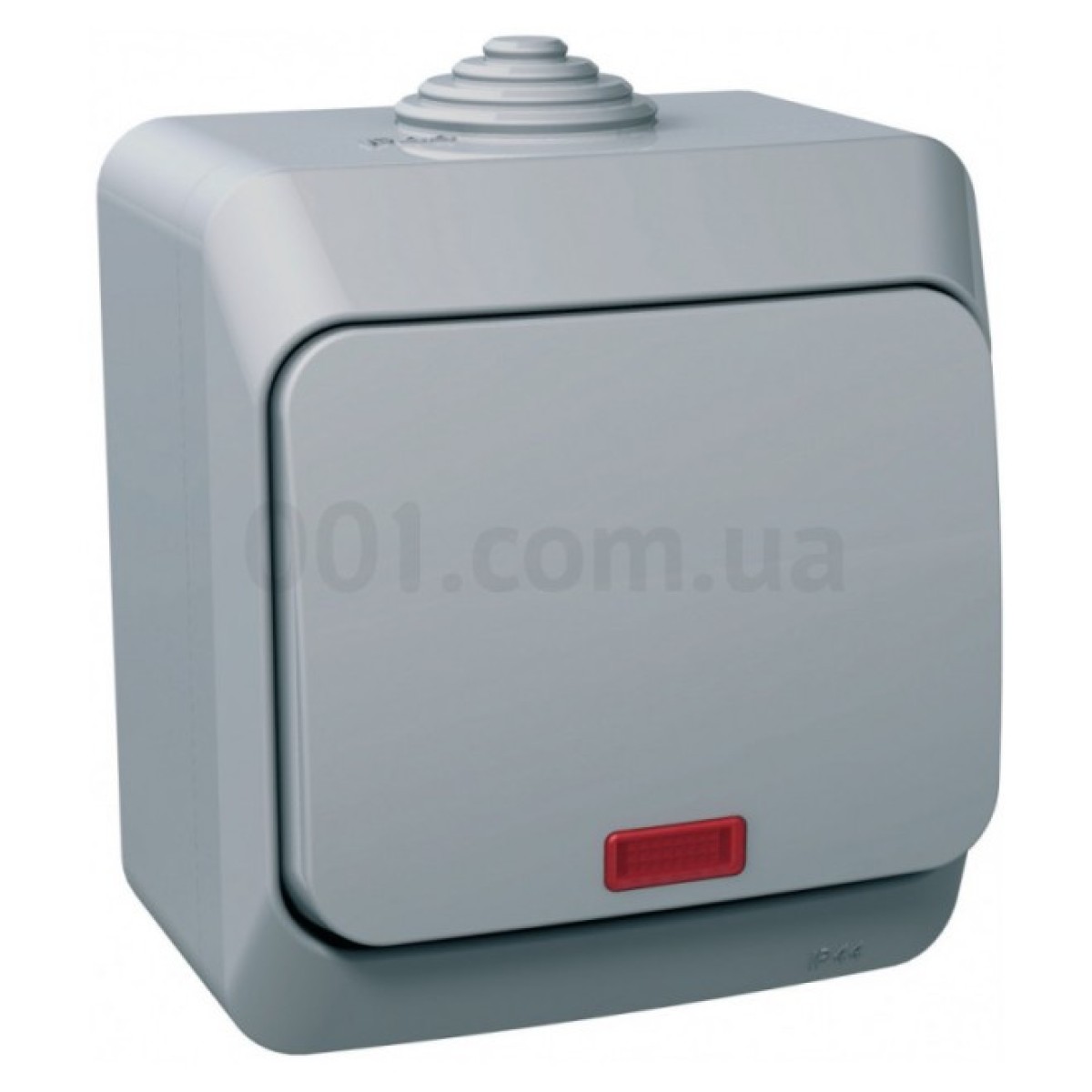 Выключатель 1-клавишный с подсветкой серый серия Cedar Plus IP44, Schneider Electric 256_256.jpg