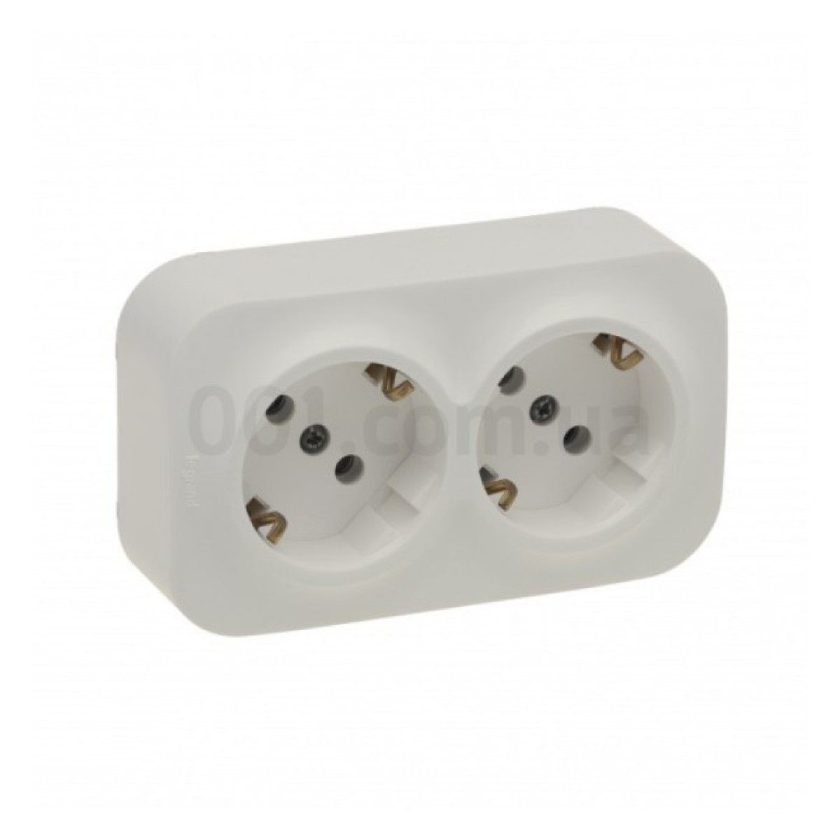Розетка двойная с з/к без шторок Forix IP20 слоновая кость, Legrand 256_256.jpg