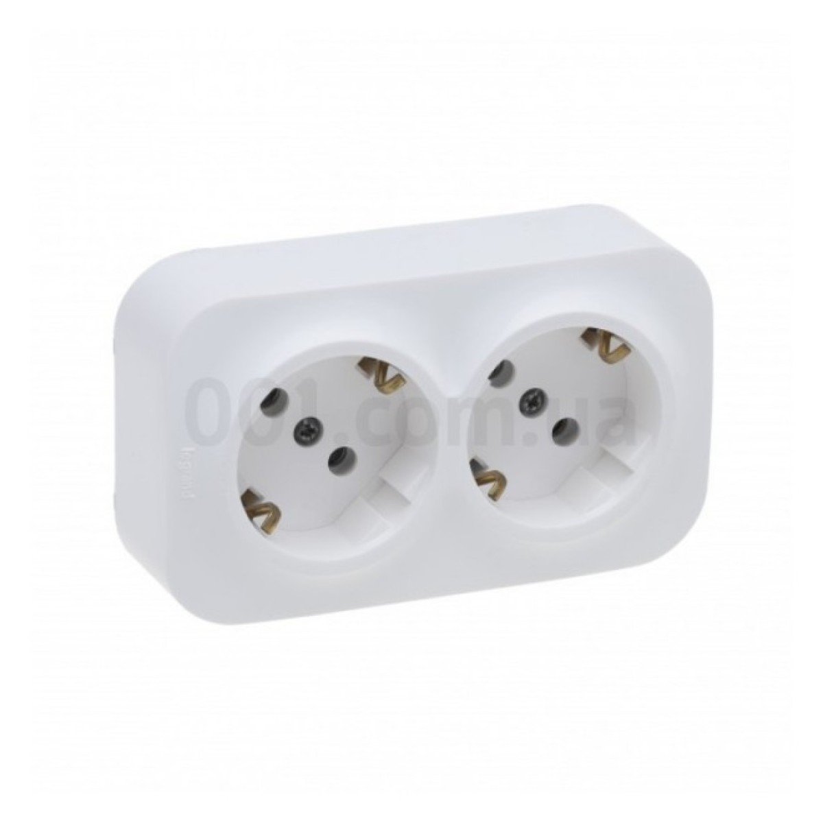 Розетка двойная с з/к без шторок Forix IP20 белая, Legrand 256_256.jpg