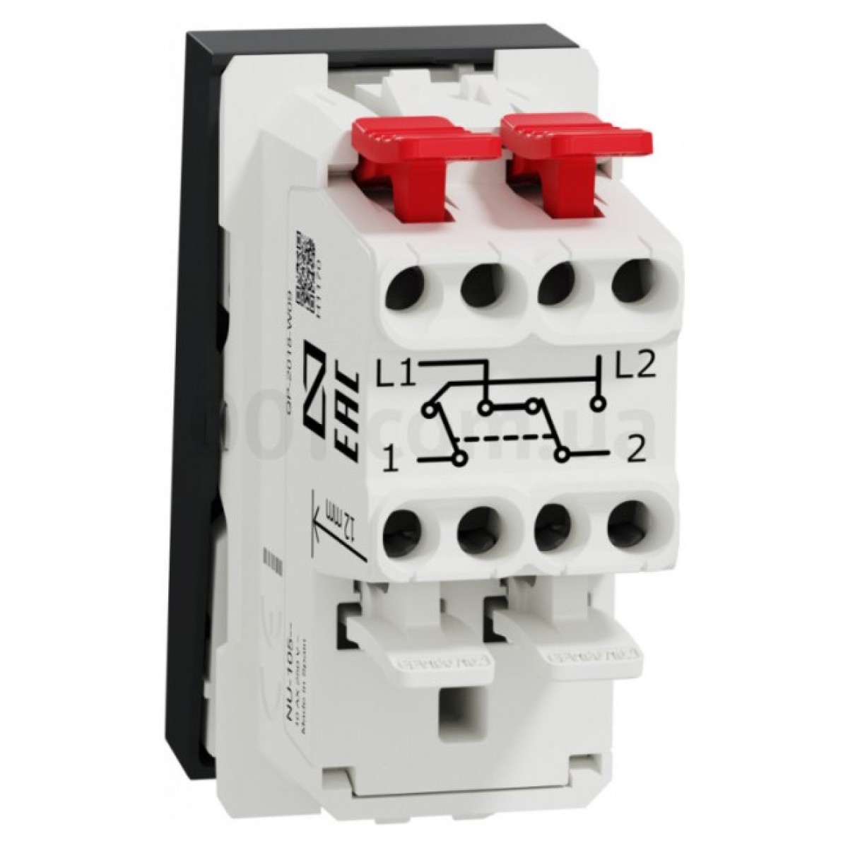 Переключатель перекрестный 1-клавишный (1 модуль) 10А Unica New антрацит, Schneider Electric 98_98.jpg - фото 6