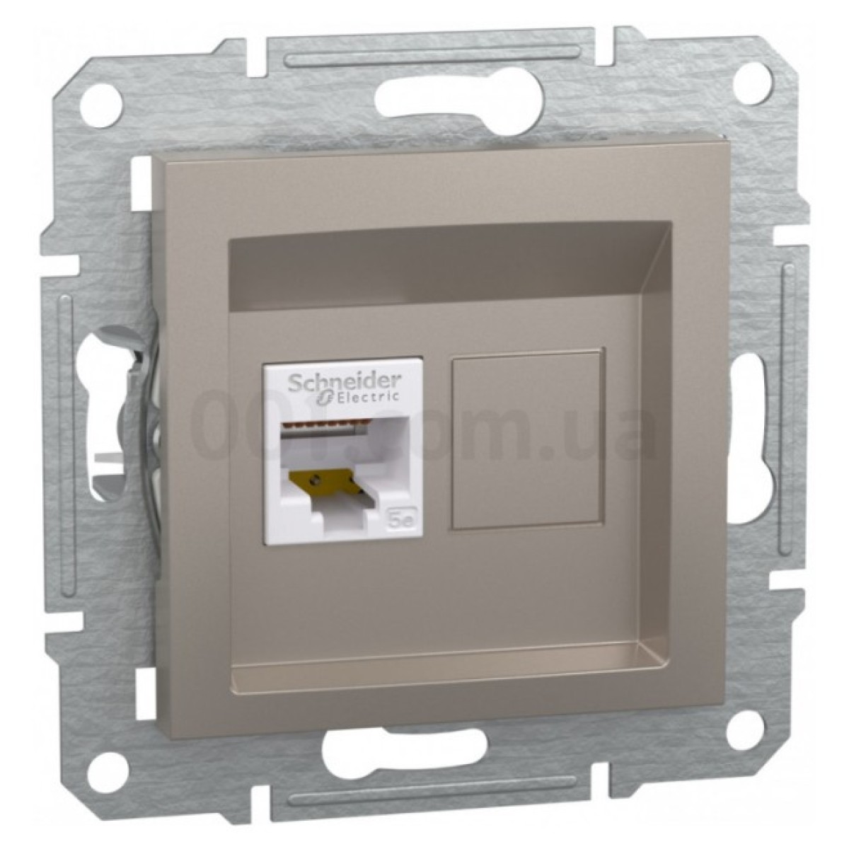 Розетка компьютерная (RJ45) кат.5e UTP Asfora бронза, Schneider Electric 256_256.jpg