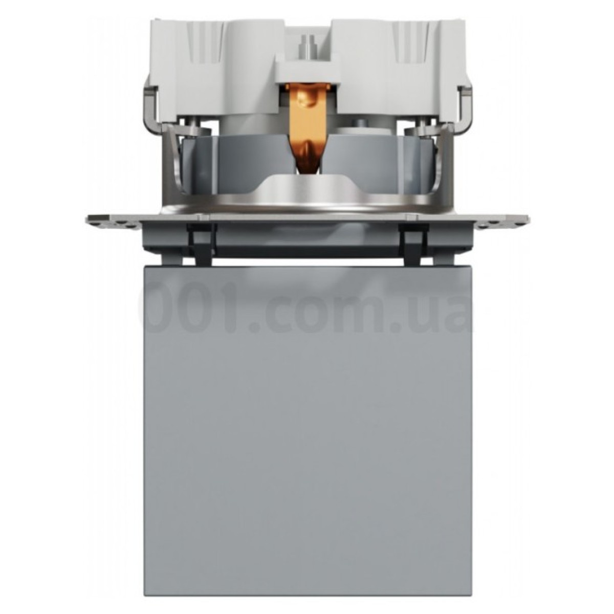 Розетка с з/к и крышкой Asfora сталь, Schneider Electric 98_98.jpg - фото 4