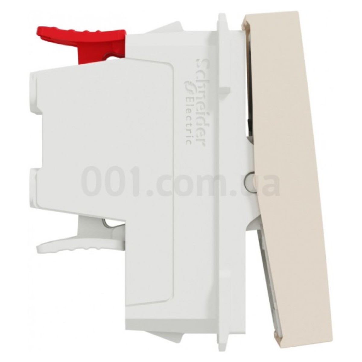 Переключатель перекрестный 1-клавишный (1 модуль) 10А Unica New бежевый, Schneider Electric 98_98.jpg - фото 7