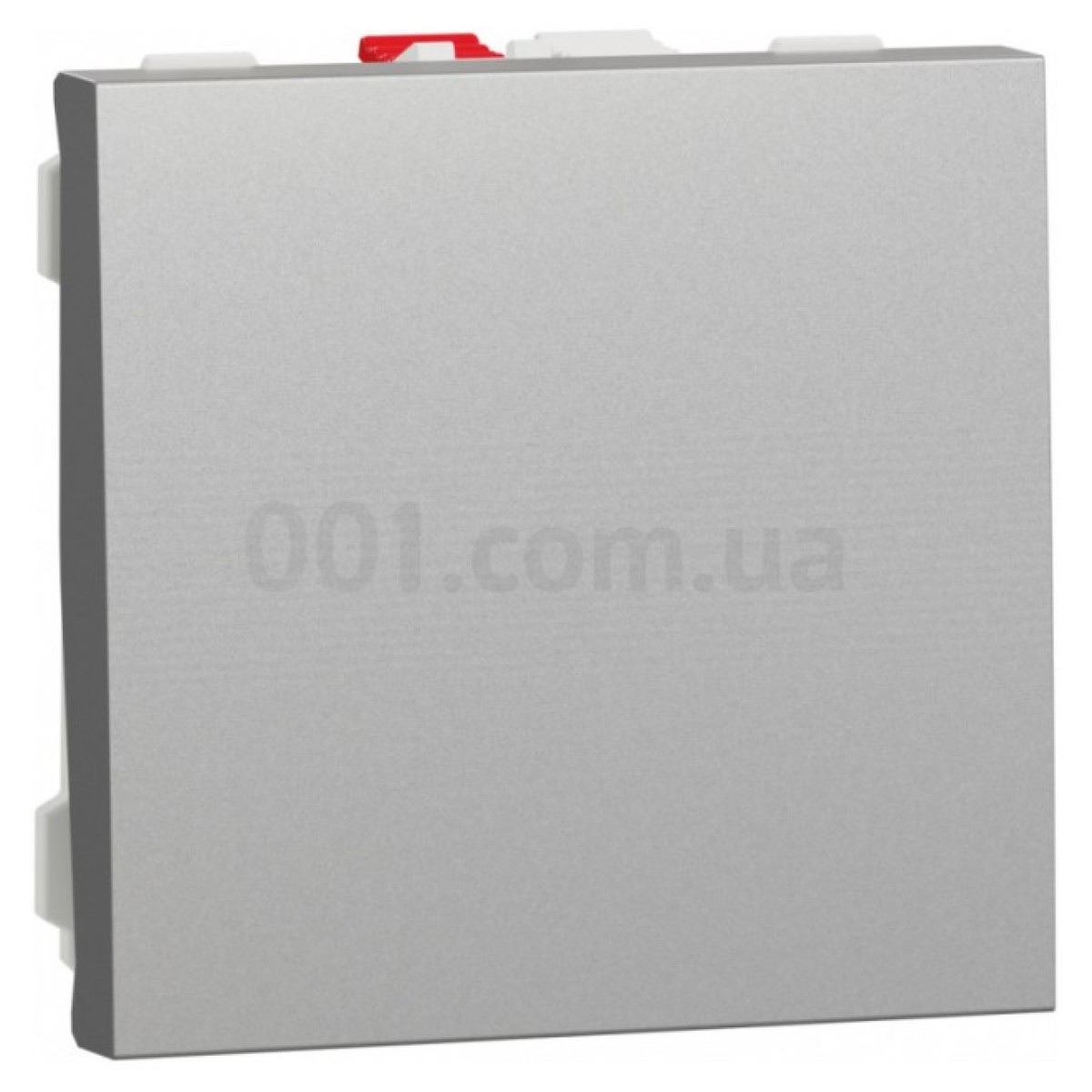 Выключатель 1-клавишный (2 модуля) 10А Unica New алюминий, Schneider Electric 256_256.jpg