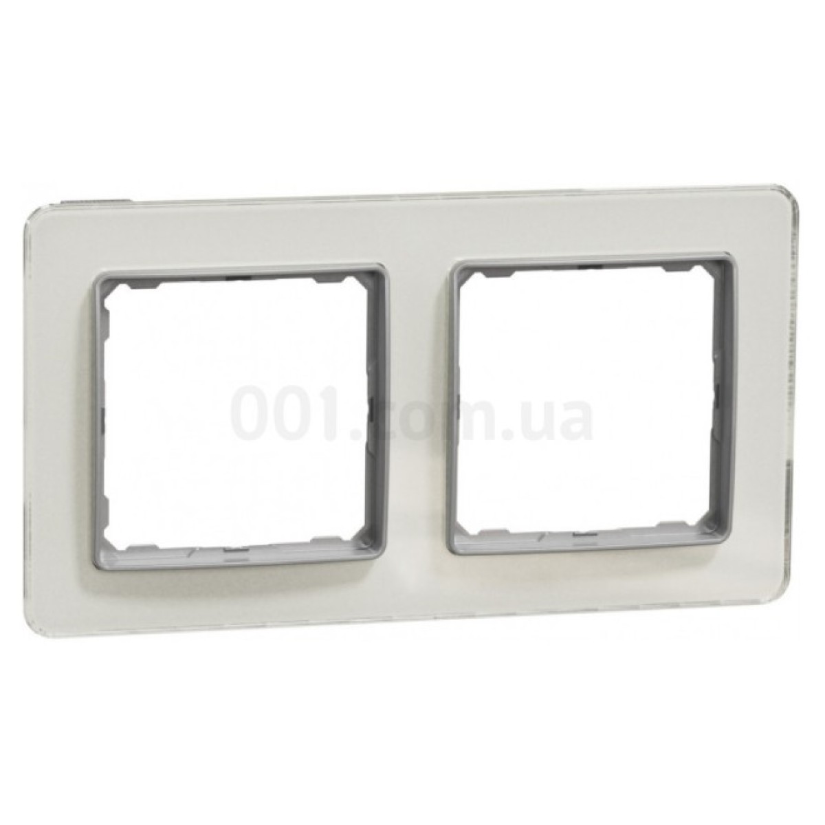 Рамка 2-постовая универсальная Sedna Elements белое стекло, Schneider Electric 256_256.jpg