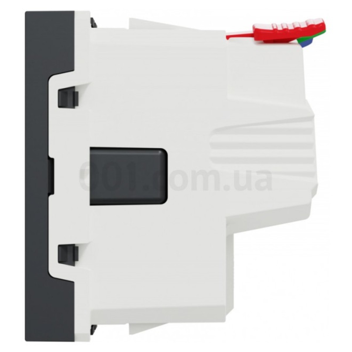 Розетка с з/к и шторками 16А (быстрозажимные клеммы) Unica New антрацит, Schneider Electric 98_98.jpg - фото 8