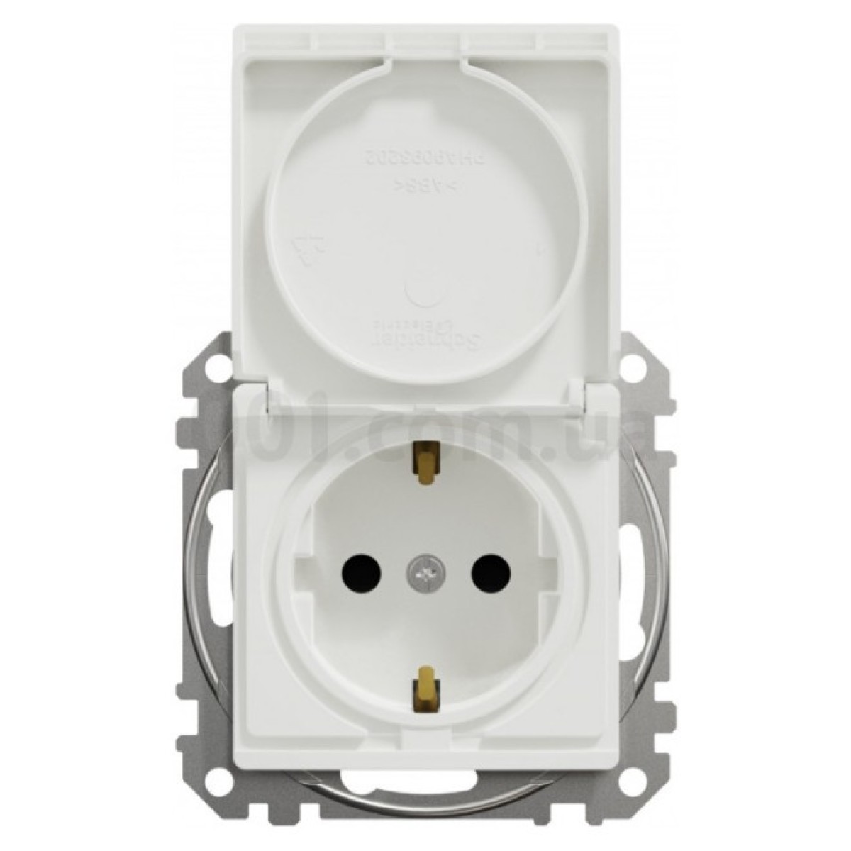 Розетка с з/к, шторками и крышкой Sedna Design белая, Schneider Electric 98_98.jpg - фото 8