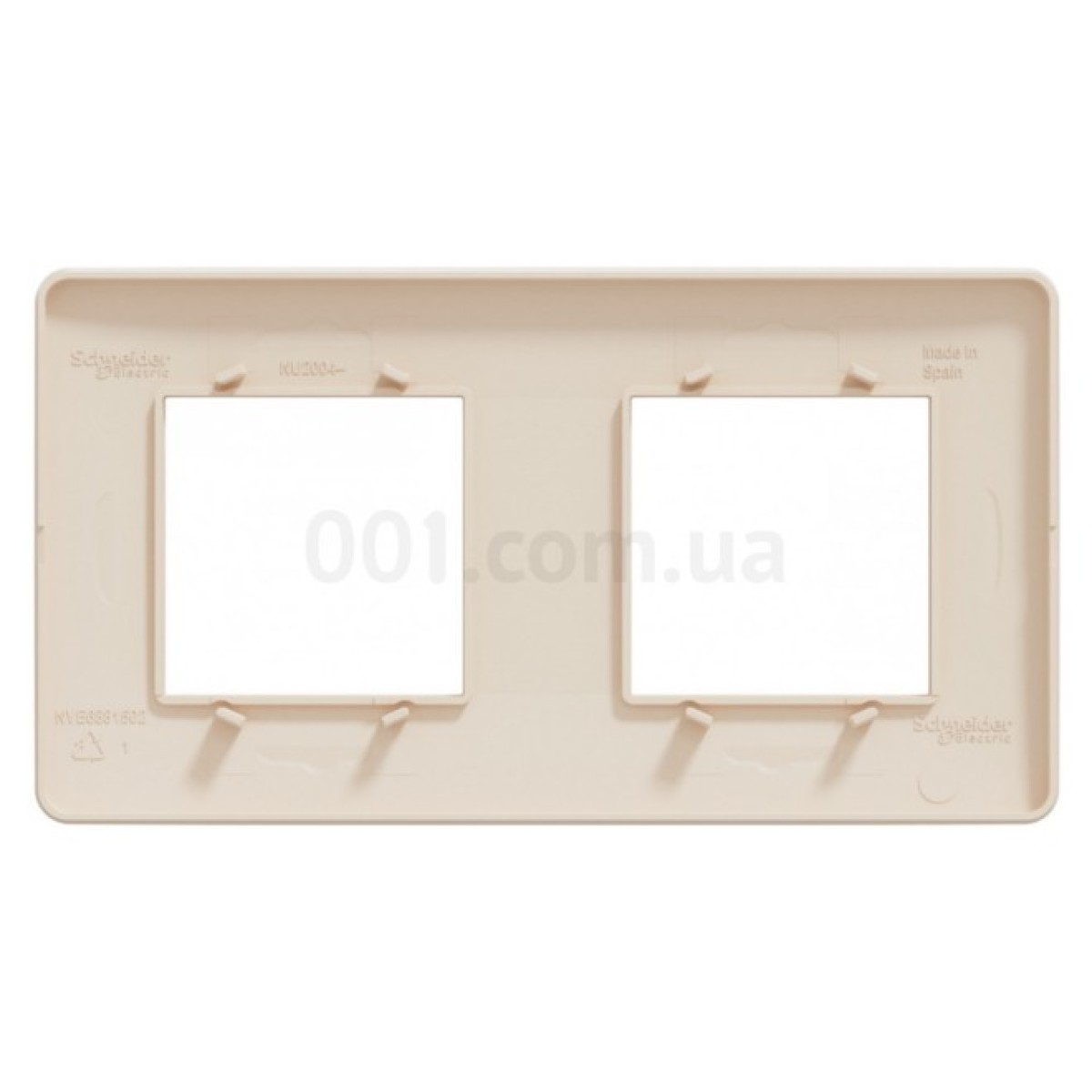 Рамка 2-местная Unica Studio бежевая, Schneider Electric 98_98.jpg - фото 6