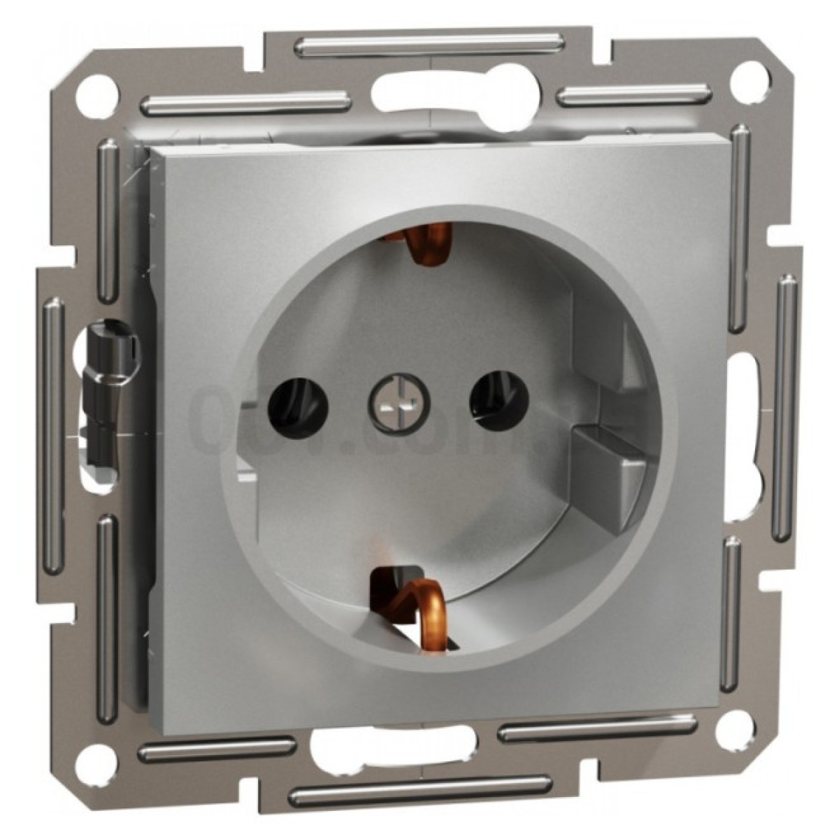 Розетка с з/к Asfora алюминий, Schneider Electric 256_256.jpg