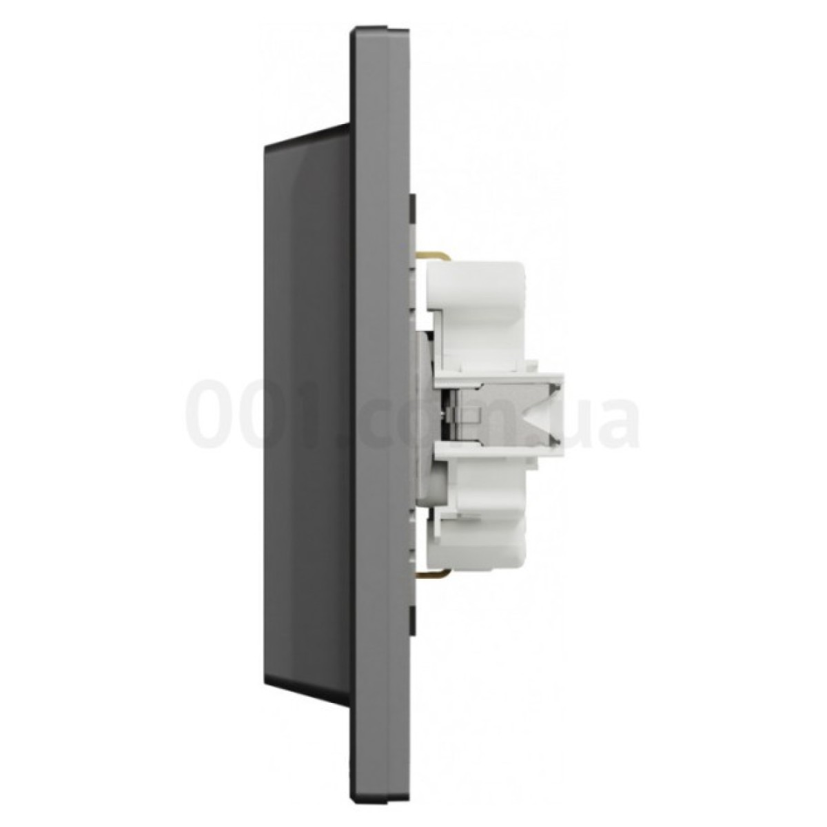 Розетка с з/к двойная Asfora антрацит, Schneider Electric 98_98.jpg - фото 7