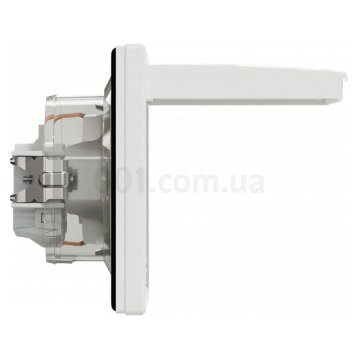 Розетка с з/к, защитными шторками и крышкой IP44 Asfora белая, Schneider Electric 98_98.jpg - фото 6