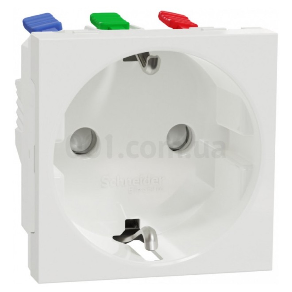 Розетка с з/к и шторками 16А (быстрозажимные клеммы) Unica New белая, Schneider Electric 256_256.jpg