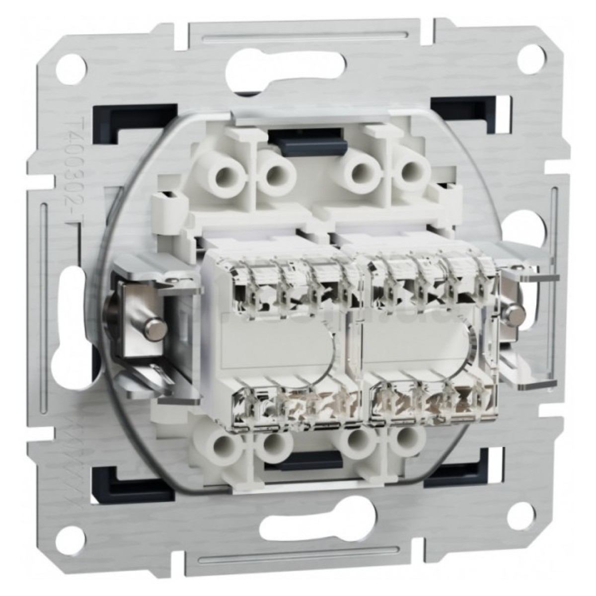 Розетка компьютерная (RJ45) кат.5e UTP двойная Asfora антрацит, Schneider Electric 98_98.jpg - фото 4