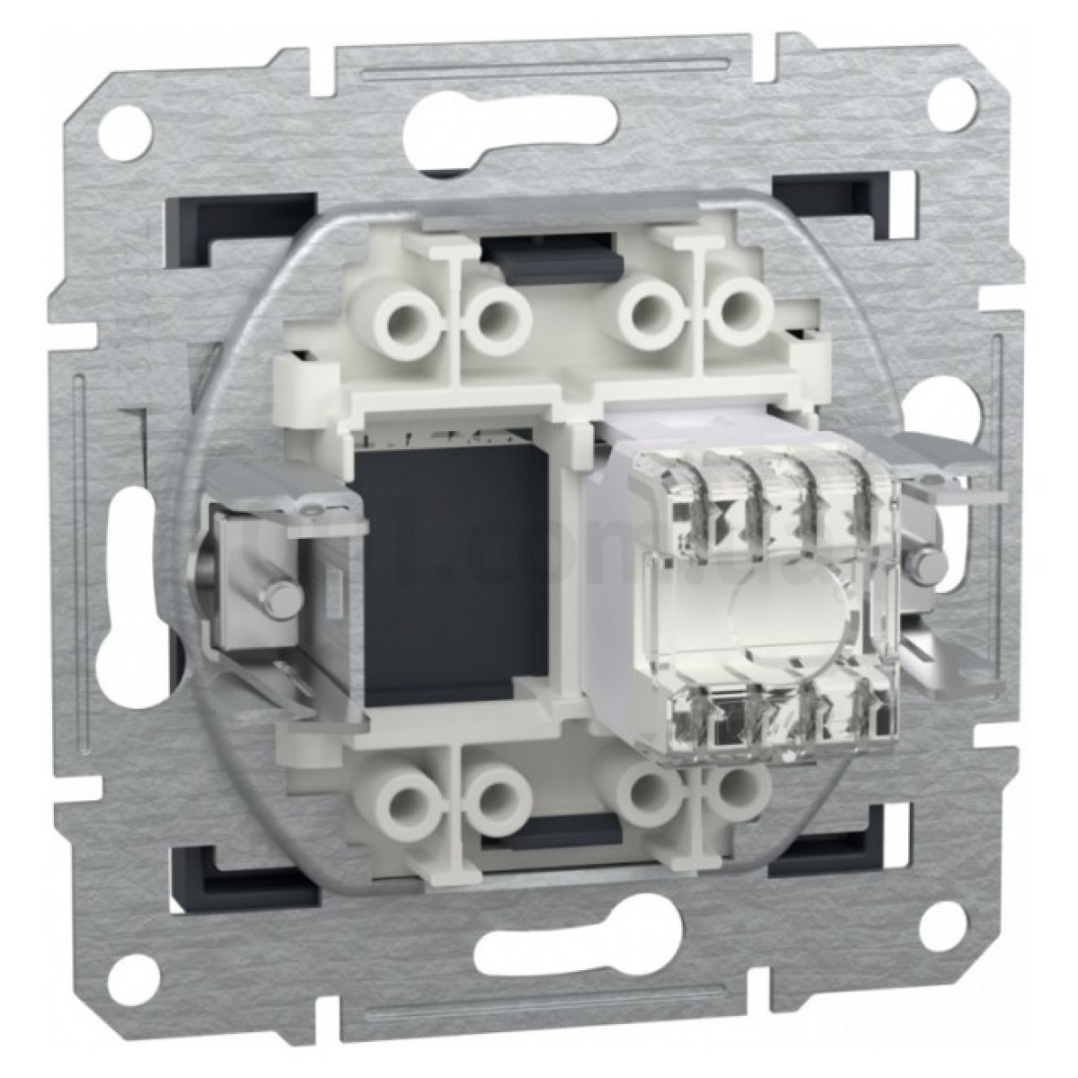 Розетка компьютерная (RJ45) кат.6 UTP Asfora антрацит, Schneider Electric 98_98.jpg - фото 7
