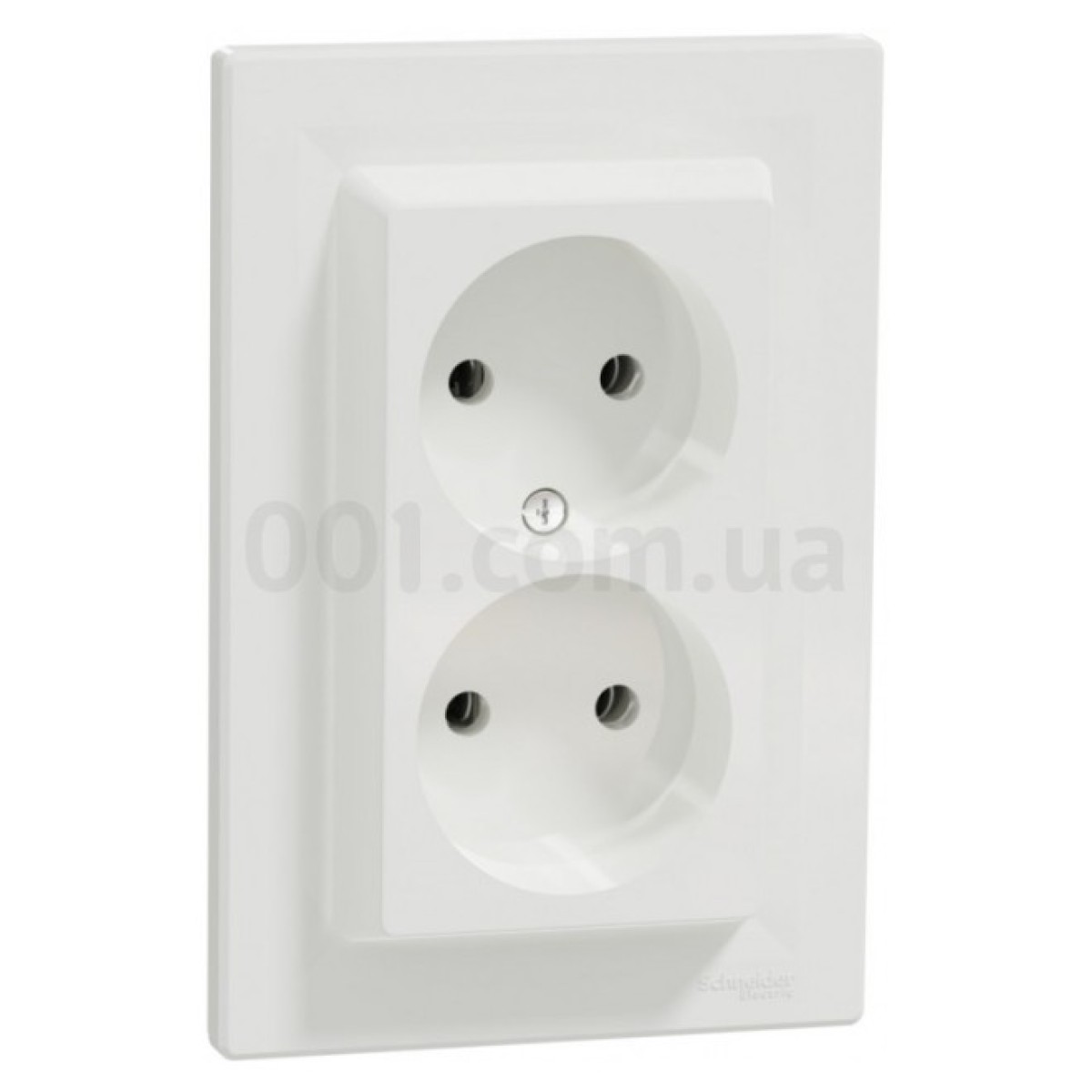 Розетка без з/к двойная Asfora белая, Schneider Electric 256_256.jpg