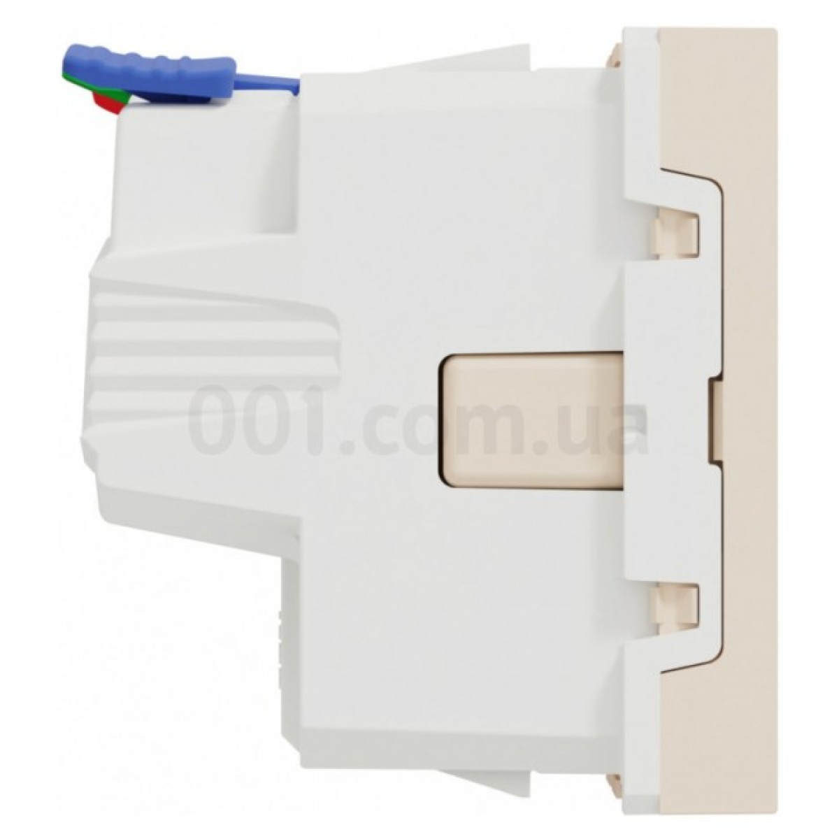 Розетка с з/к и шторками 16А (быстрозажимные клеммы) Unica New бежевая, Schneider Electric 98_98.jpg - фото 7