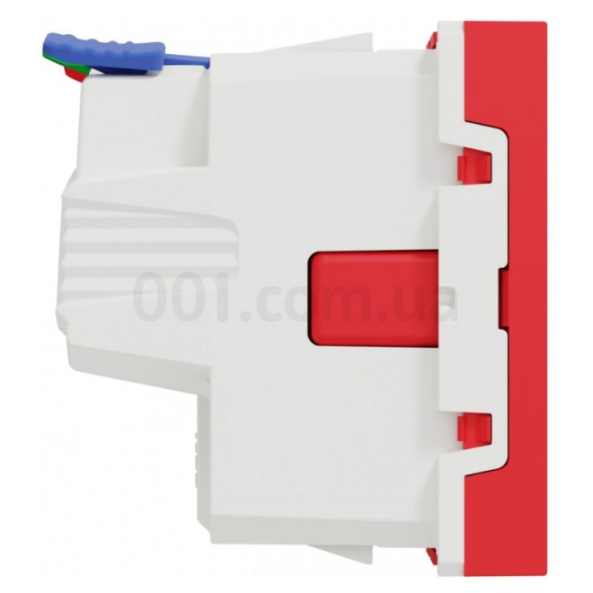 Розетка с з/к и шторками 16А (быстрозажимные клеммы) Unica New красная, Schneider Electric 98_98.jpg - фото 8