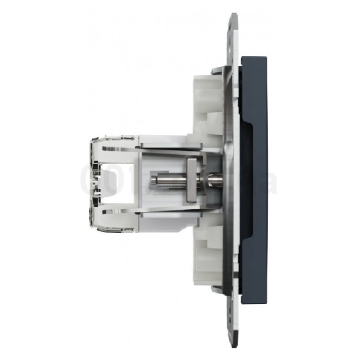 Розетка компьютерная (RJ45) кат.5e UTP двойная Asfora антрацит, Schneider Electric 98_98.jpg - фото 7