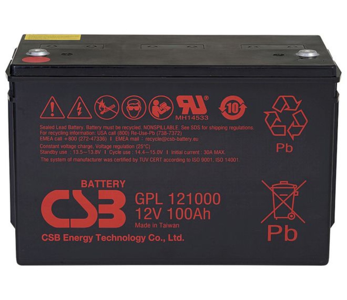 Аккумуляторная батарея CSB 12V 100Ah (GPl121000) 256_221.jpg