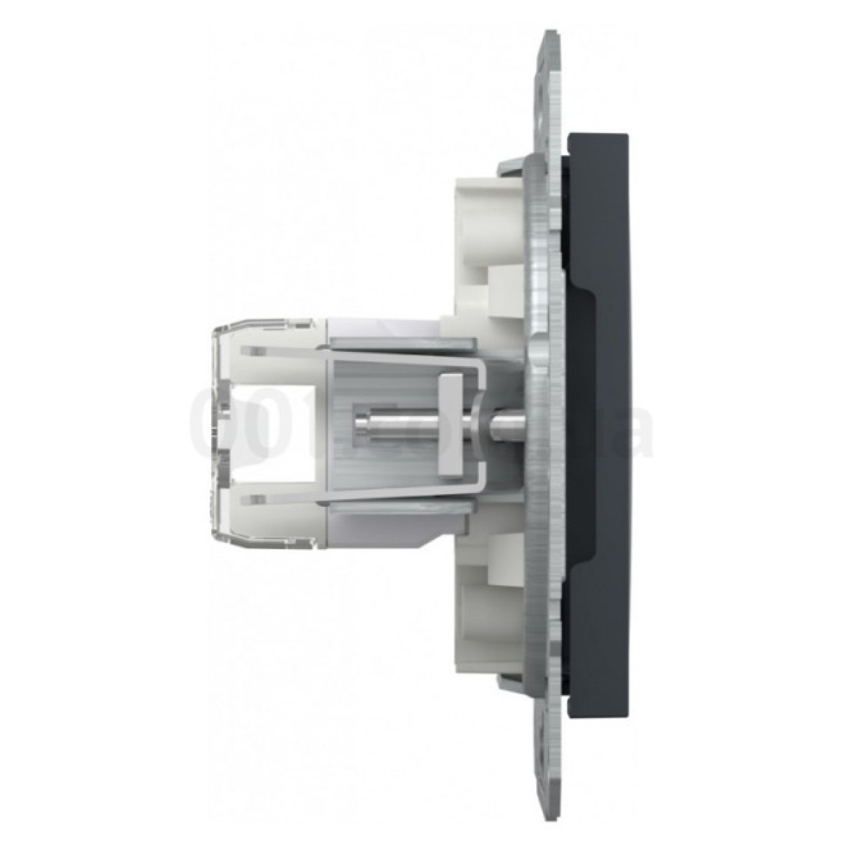 Розетка компьютерная (RJ45) кат.5e UTP Asfora антрацит, Schneider Electric 98_98.jpg - фото 9