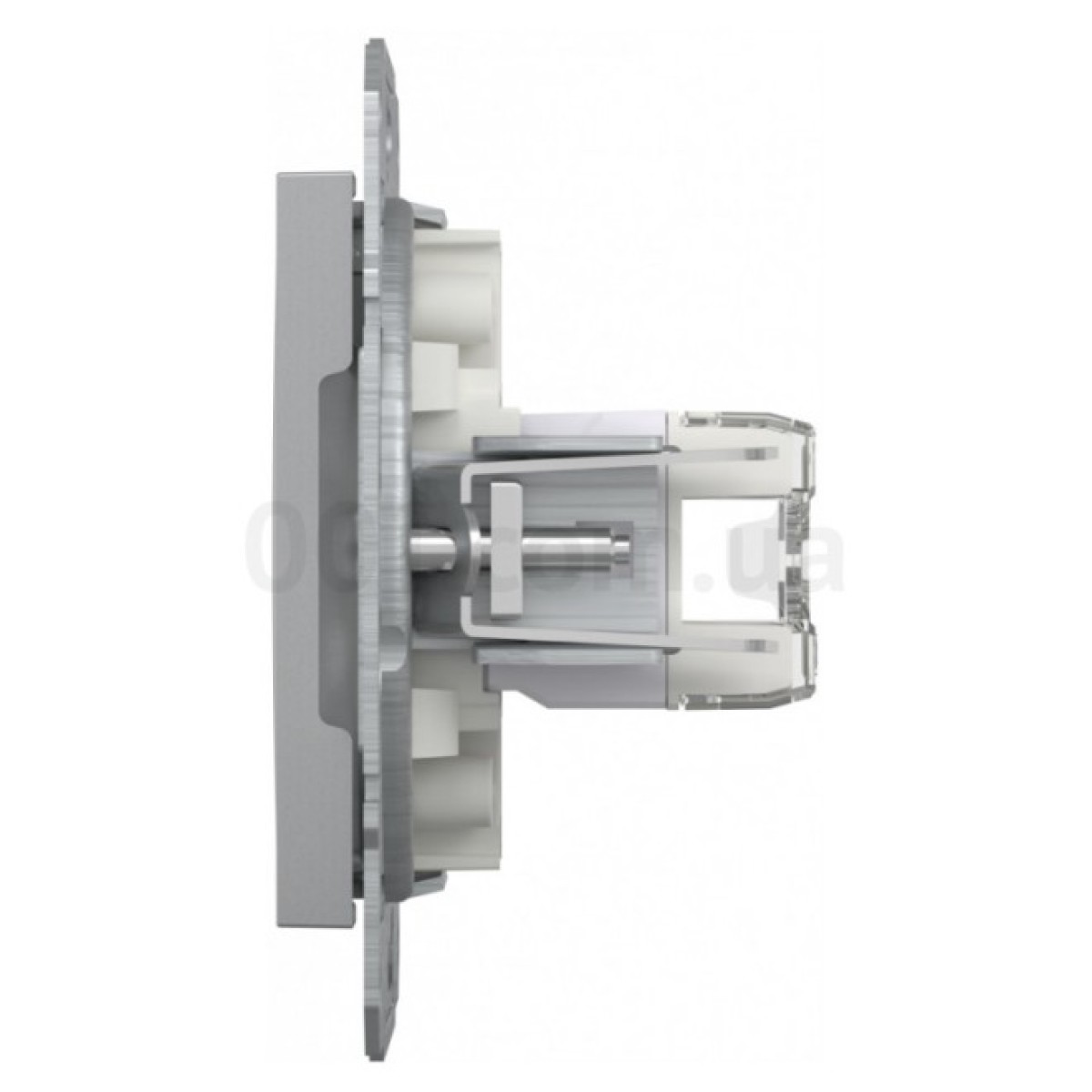 Розетка компьютерная (RJ45) кат.5e UTP двойная Asfora алюминий, Schneider Electric 98_98.jpg - фото 9