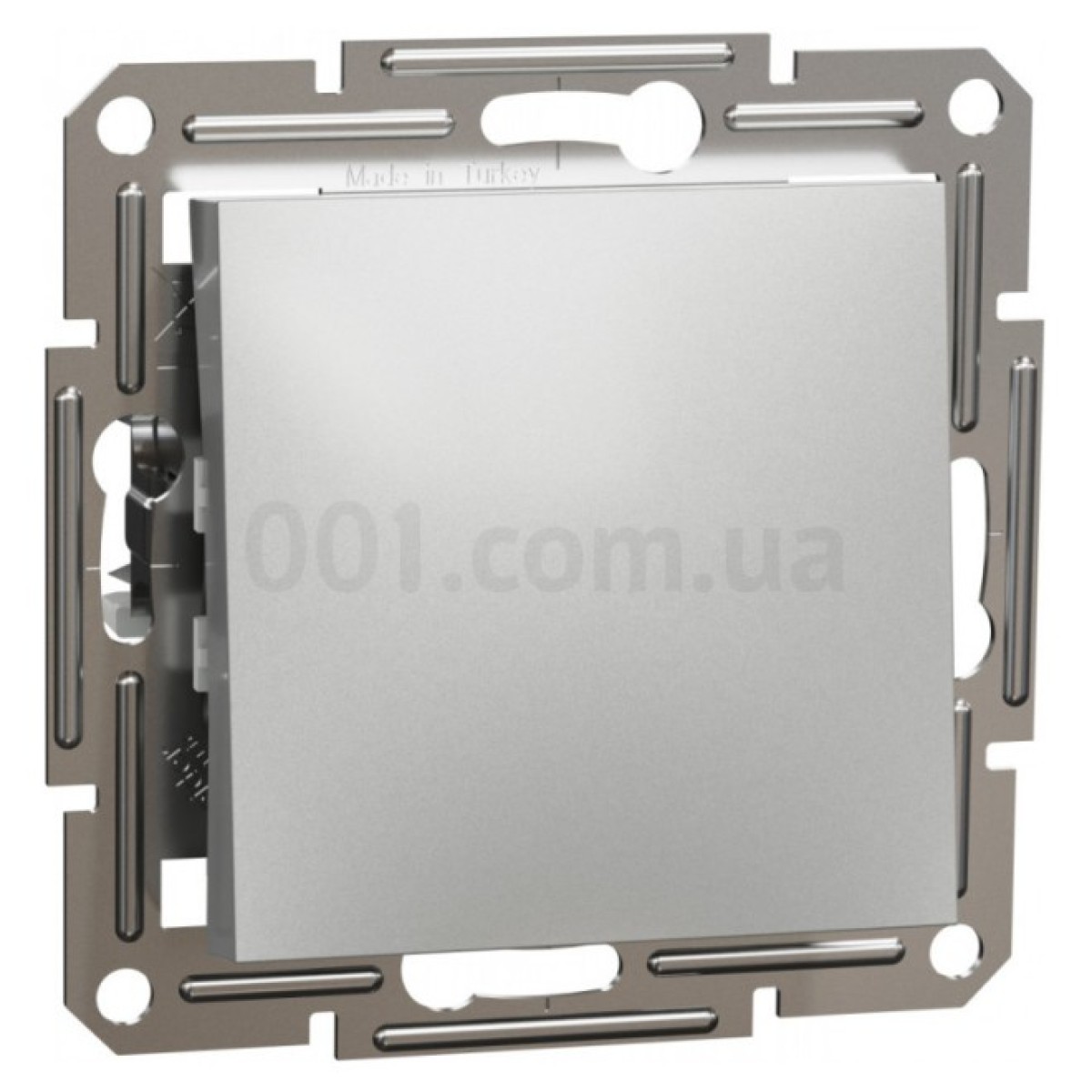 Переключатель одноклавишный (самозажимные клеммы) Asfora алюминий, Schneider Electric 256_256.jpg