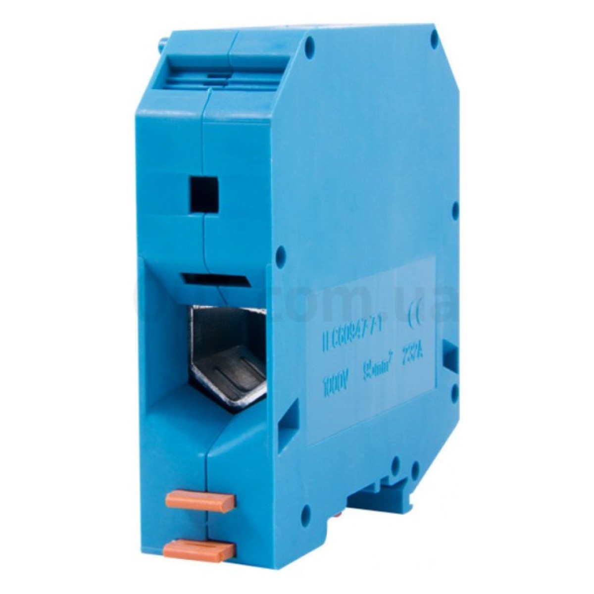 Колодка клемна набірна на DIN-рейку e.tc.din.pro.95.blue синя, E.NEXT 256_256.jpg