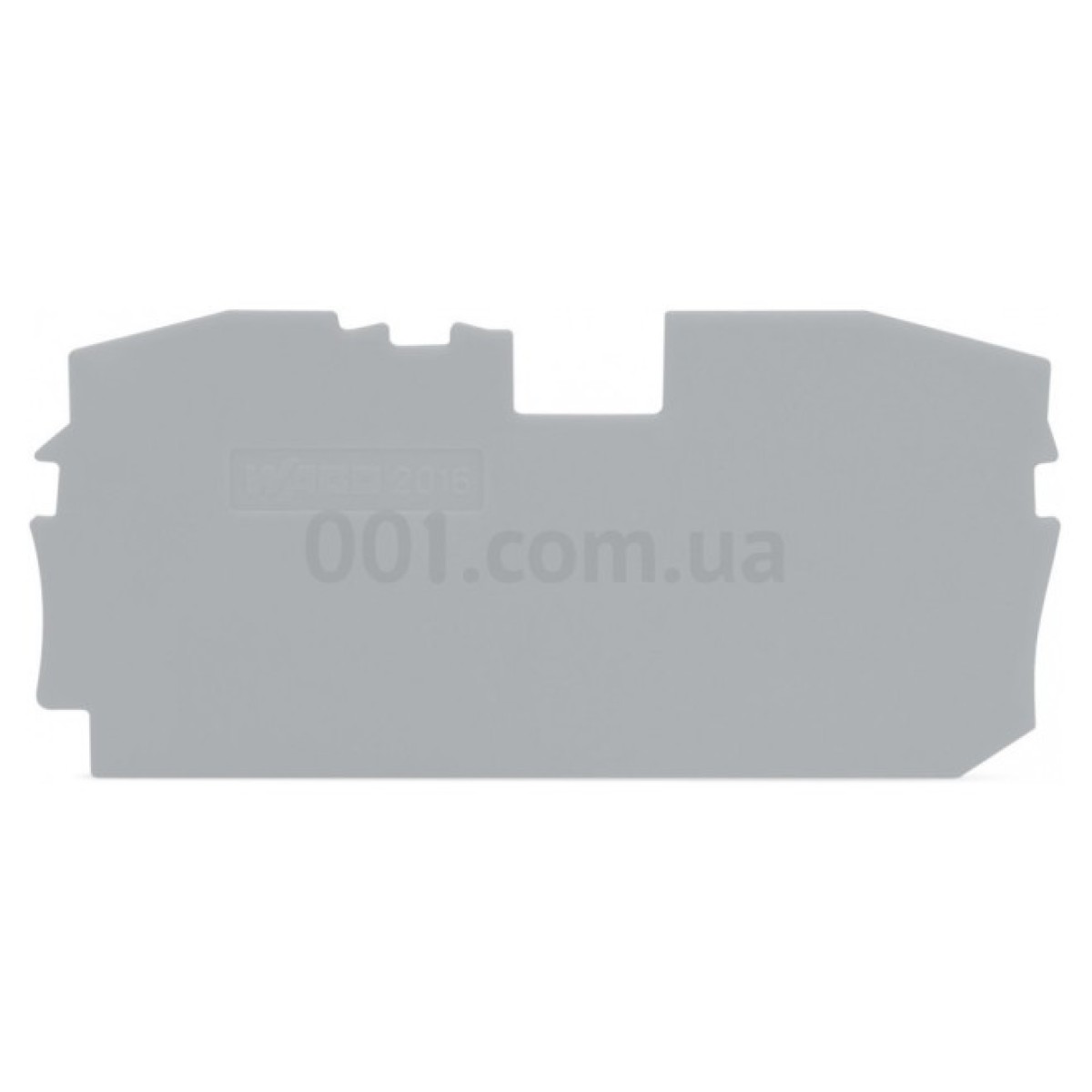 Пластина торцева і проміжна для 2-провідних клем серії 2016 сіра, WAGO 256_256.jpg