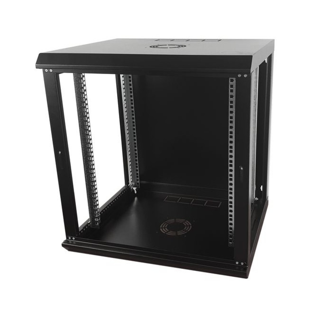 Шкаф серверный настенный 12U-600, стекло, черный 98_98.jpg - фото 5