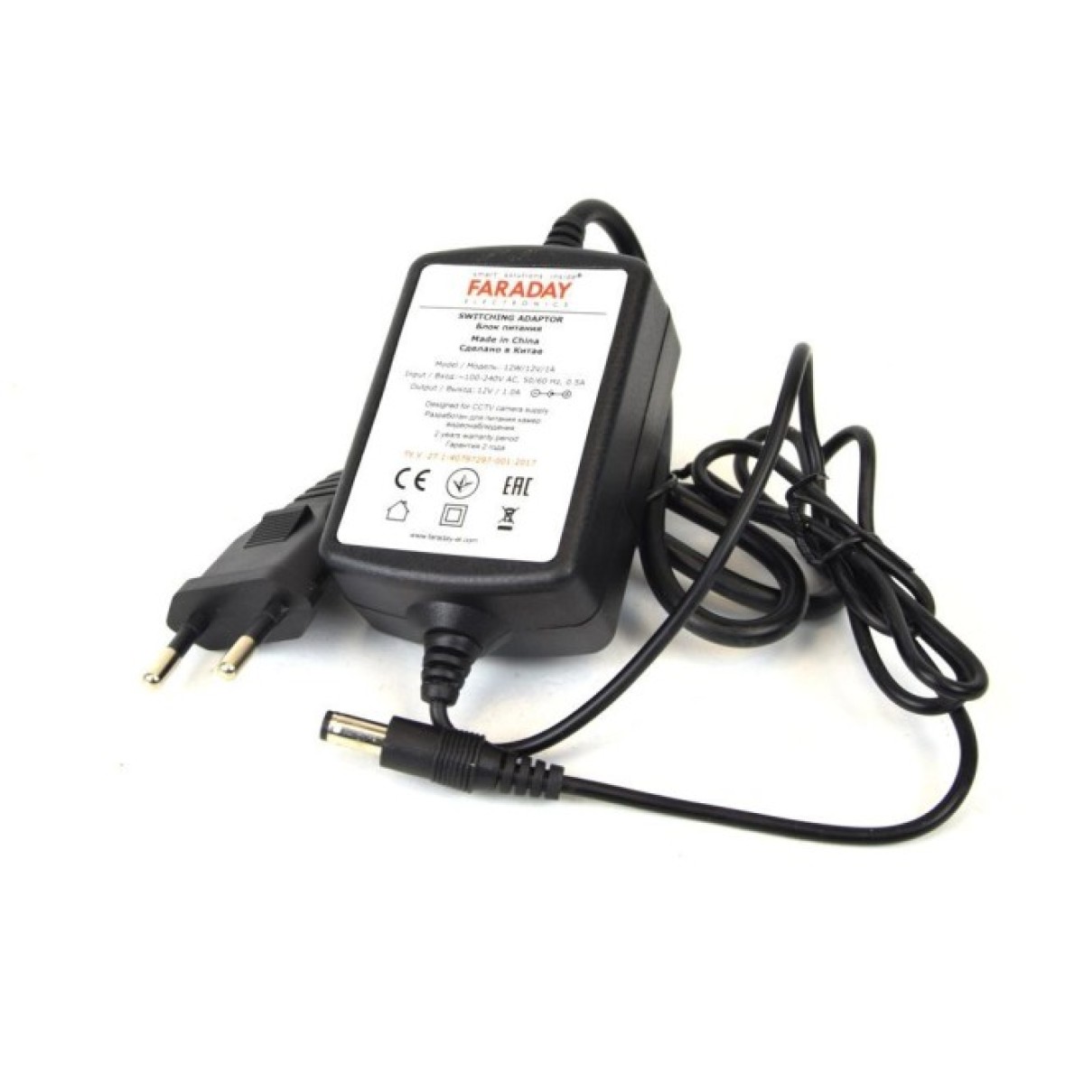 Блок питания Faraday Electronics 12W/12V/1A (Длина сетевого кабеля: 0,5 м, Длина выходного кабеля: 0,7 м) 256_256.jpg