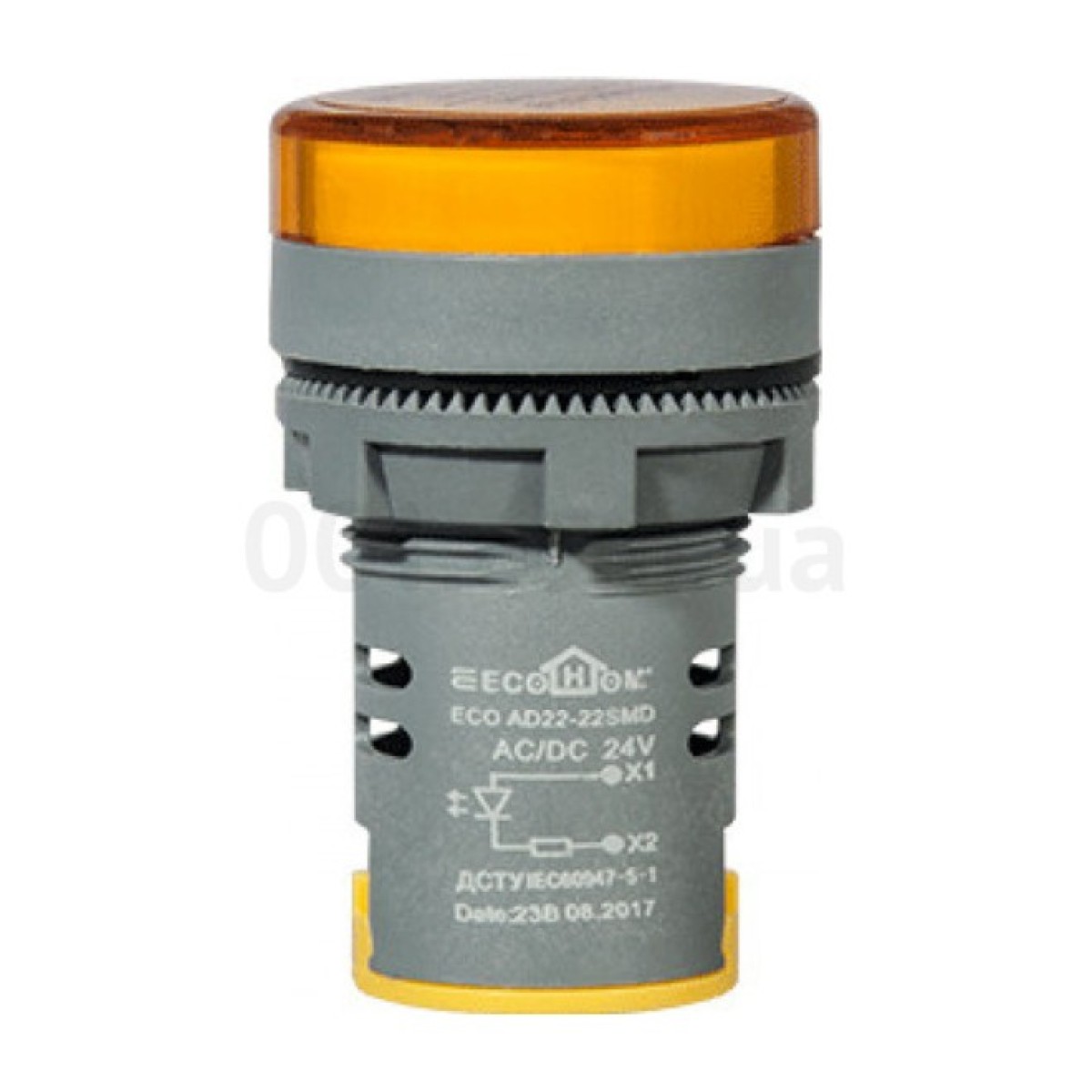 Світлосигнальна арматура ECO AD22-22SMD жовта 24В АC/DC, ECOHOME 98_98.jpg - фото 3