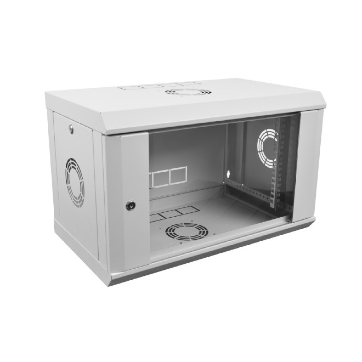 Шкаф серверный настенный 9U, 600, стекло, серый 98_98.jpg - фото 2