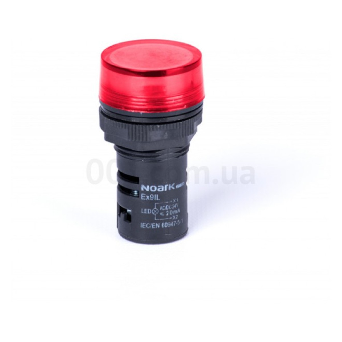 Індикатор світлосигнальний червона пласка лінза Ex9IL 1R r 24V AC/DC, NOARK 256_256.jpg