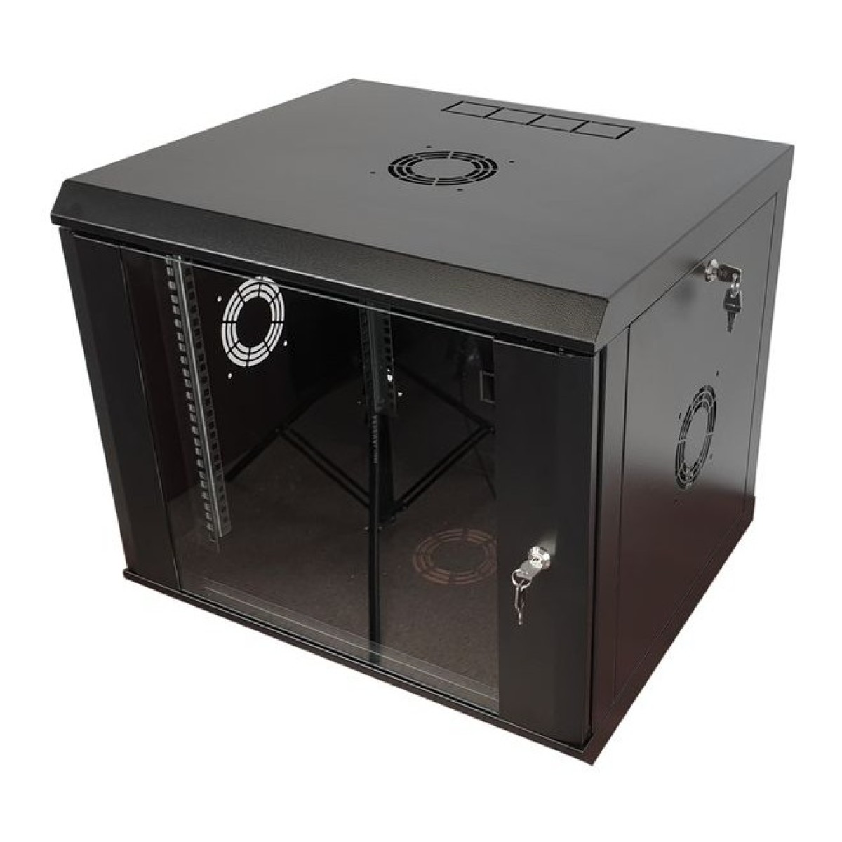 Настенный серверный шкаф 9U, 350, стекло, черный 256_256.jpg