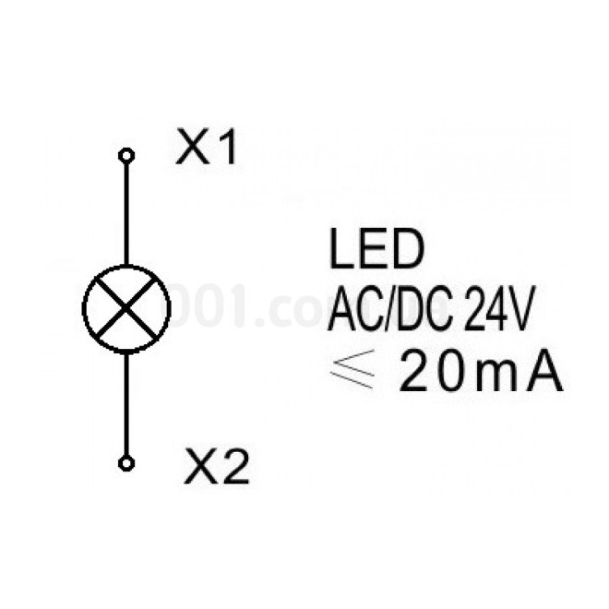 Світлосигнальний індикатор LED 24В AC/DC червоний, SCHRACK TECHNIK 98_98.jpg - фото 2