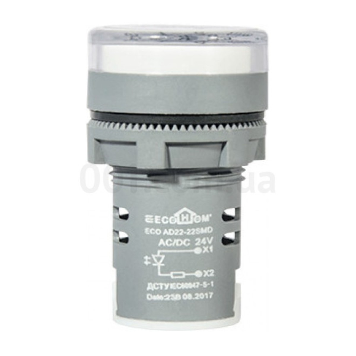 Світлосигнальна арматура ECO AD22-22SMD біла 24В АC/DC, ECOHOME 98_98.jpg - фото 4
