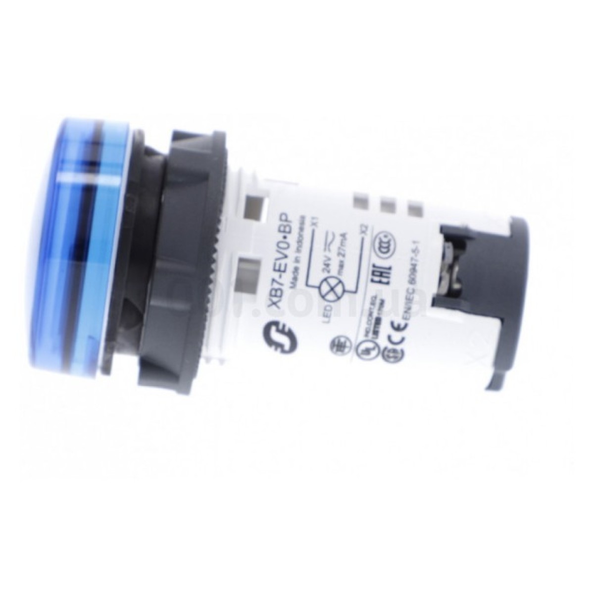 Лампа світлосигнальна LED (моноблок) 22мм 24В AC/DC синя XB7, Schneider Electric 98_98.jpg - фото 2