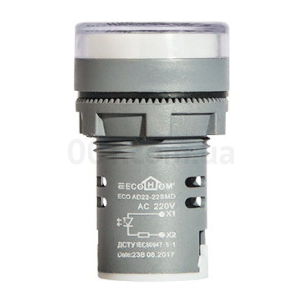 Світлосигнальна арматура ECO AD22-22SMD біла 220В АC, ECOHOME 98_98.jpg - фото 4