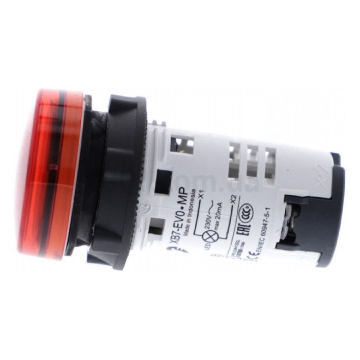 Лампа світлосигнальна LED (моноблок) 22мм 230В AC червона XB7, Schneider Electric 98_98.jpg - фото 2