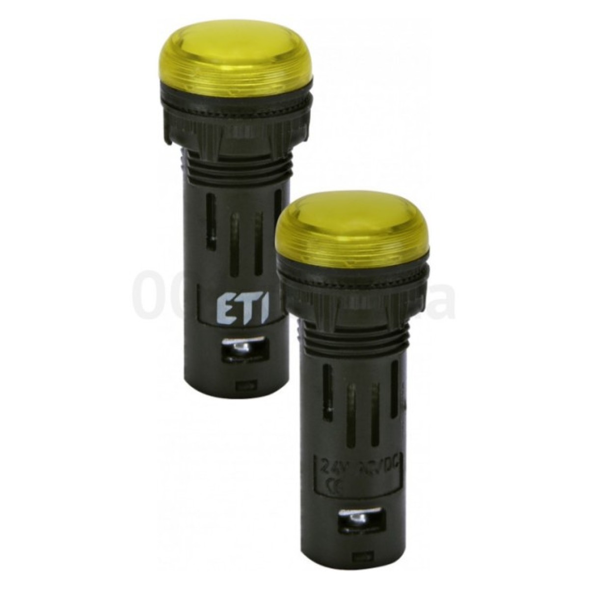 Лампа светосигнальная LED матовая ∅16мм 24V AC/DC желтая ECLI-16-024C-Y, ETI 256_256.jpg