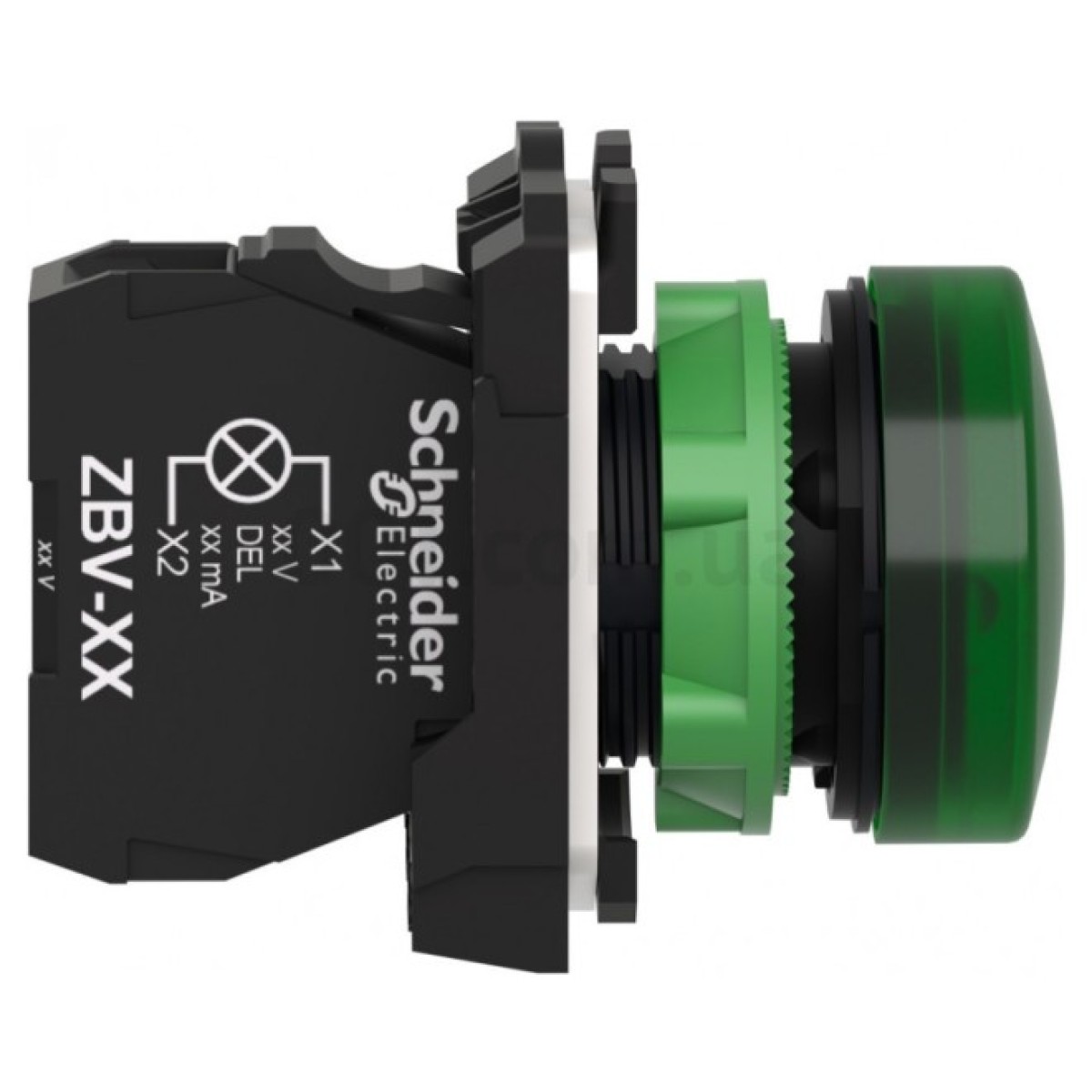 Лампа світлосигнальна LED 22мм 230В AC зелена XB5, Schneider Electric 98_98.jpg - фото 6