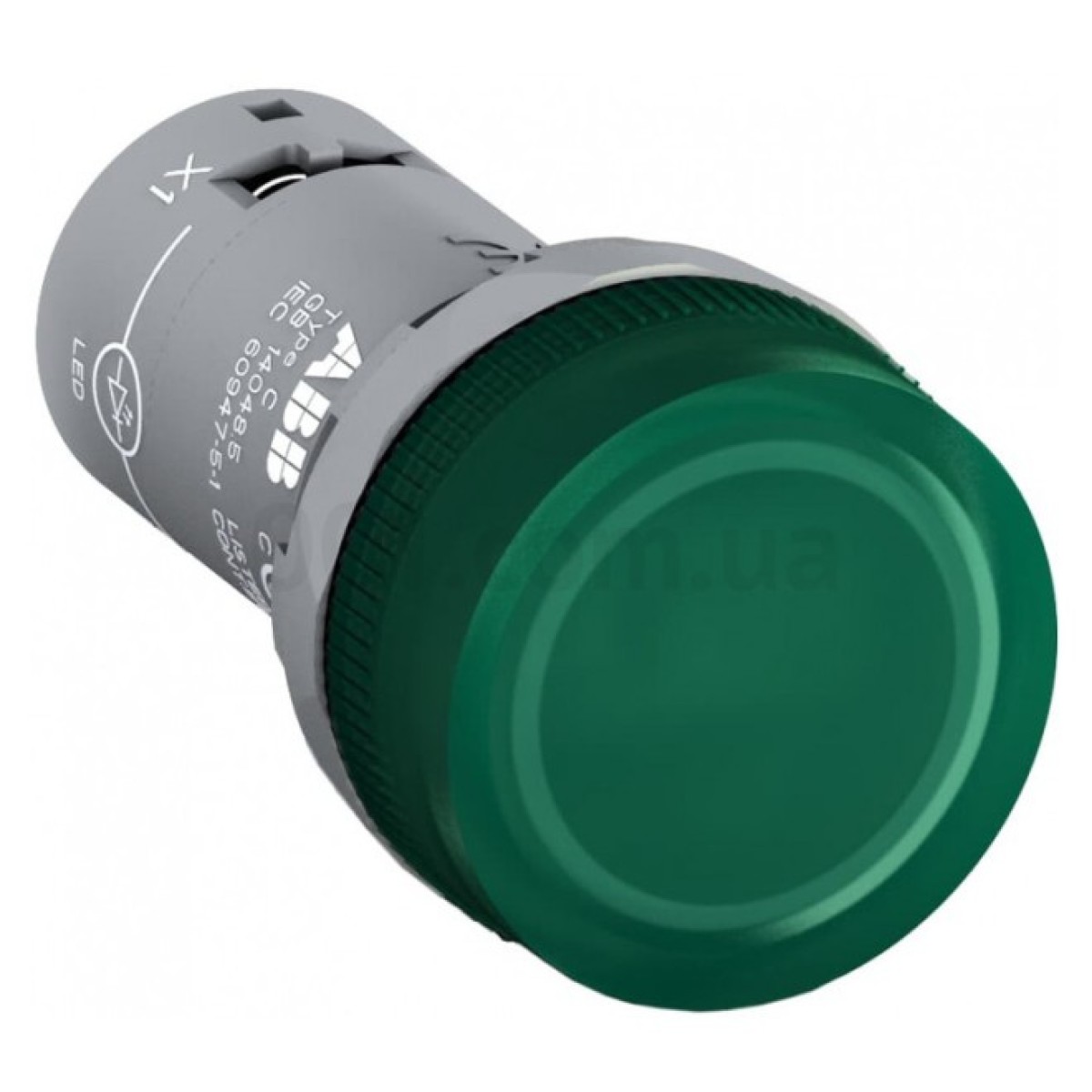 Лампа светосигнальная LED 220В DC зеленая CL2-520G, ABB 256_256.jpg