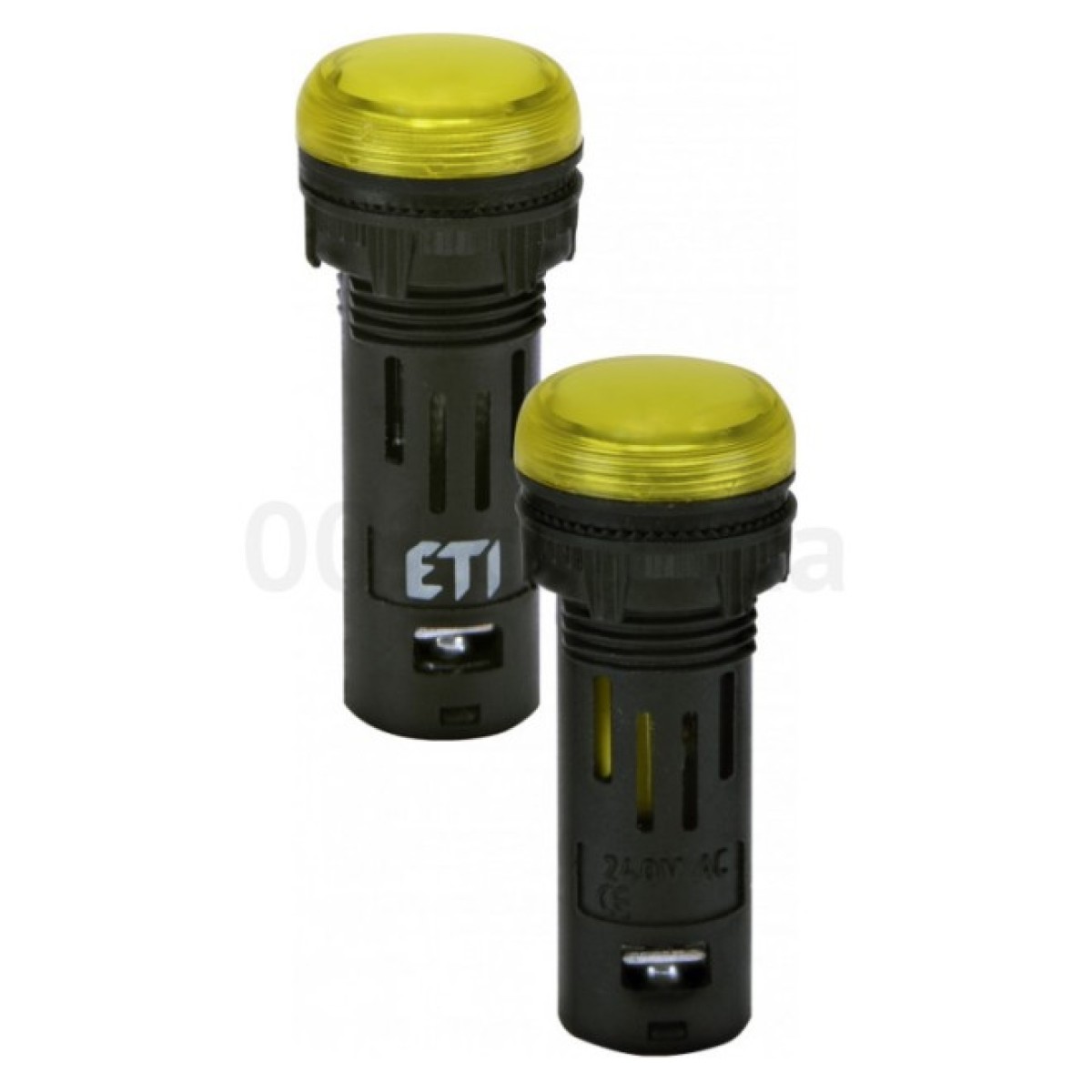 Лампа светосигнальная LED матовая ∅16мм 240V AC желтая ECLI-16-240A-Y, ETI 256_256.jpg