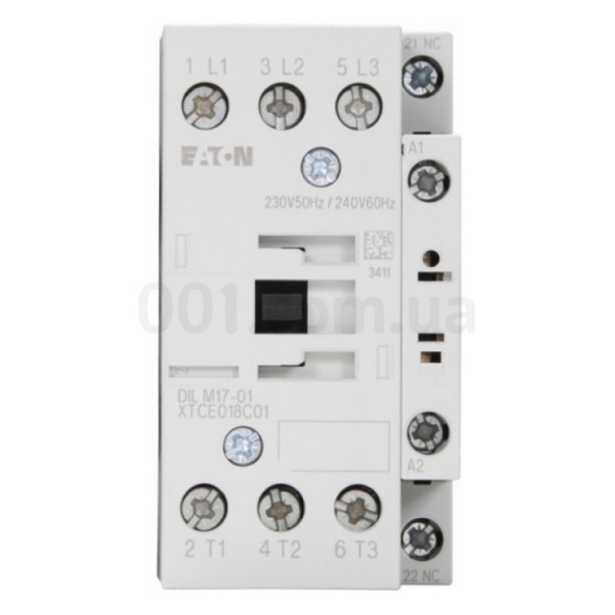 Контактор DILM17-01 (230V50HZ, 240V60HZ) 17А 230В/AC 1НЗ, Eaton 98_98.jpg - фото 4