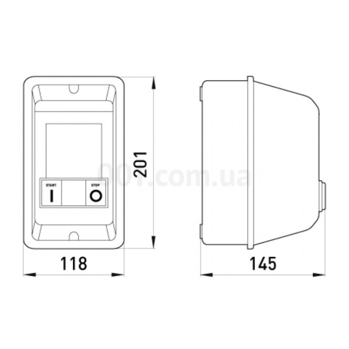 Магнитный пускатель e.industrial.ukq.85b, 85 А 230 В/AC IP55, E.NEXT 98_98.jpg - фото 2