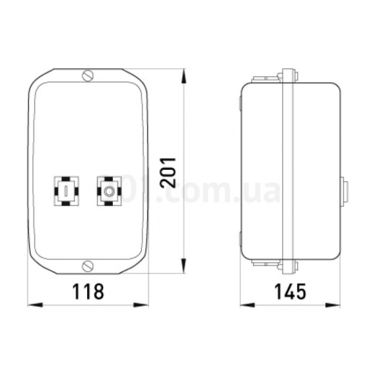 Магнитный пускатель e.industrial.ukq.40mb, 40 А 230 В/AC IP55, E.NEXT 98_98.jpg - фото 2