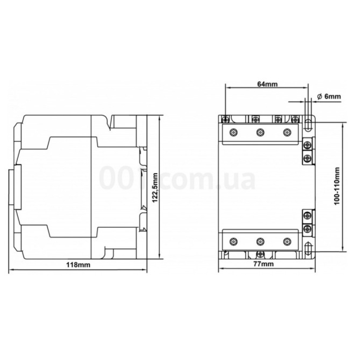Контактор CUBICO High 3Р 22kW 50A 1НЗ+1НО 230V AC, SCHRACK TECHNIK 98_98.jpg - фото 3