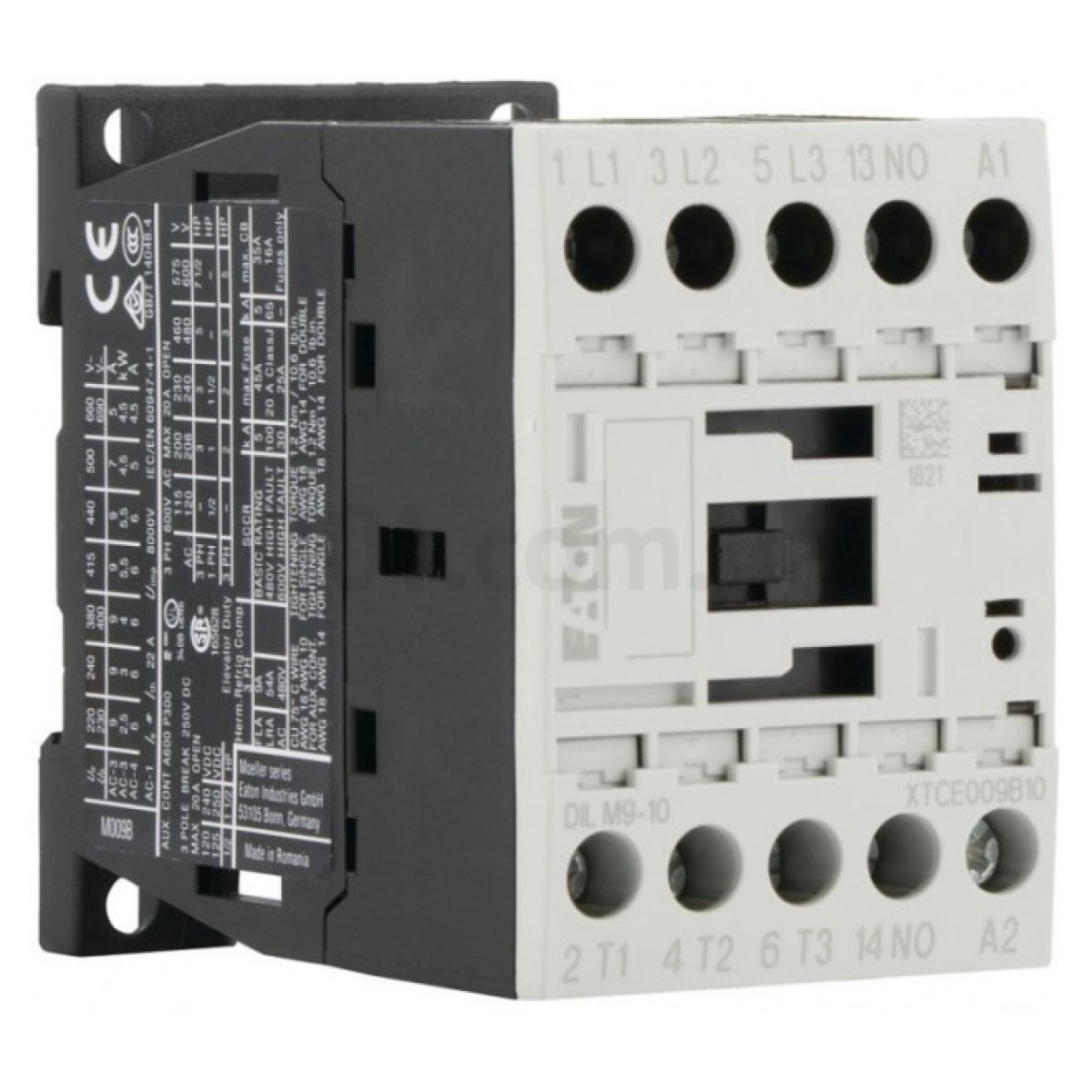 Контактор DILM9-10 (24VDC) 9А 24В/DC 1НО, Eaton 256_256.jpg
