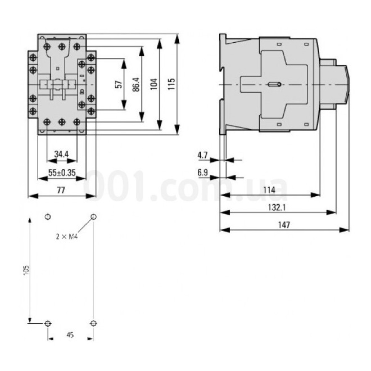 Контактор 3Р 72А 37кВт 230В AC габарит 2, SCHRACK TECHNIK 98_98.jpg - фото 3