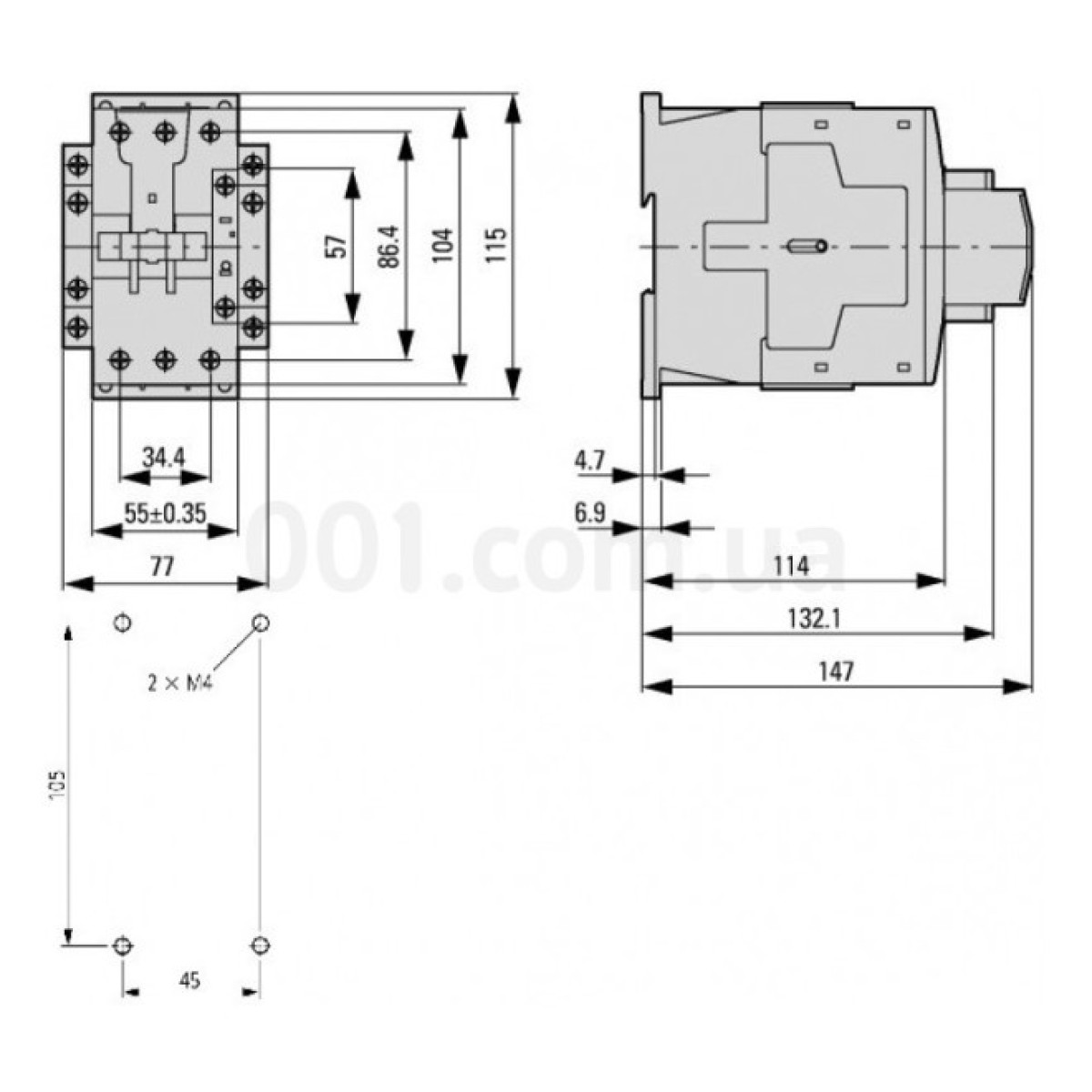 Контактор 3Р 40А 18,5кВт 230В AC габарит 2, SCHRACK TECHNIK 98_98.jpg - фото 3